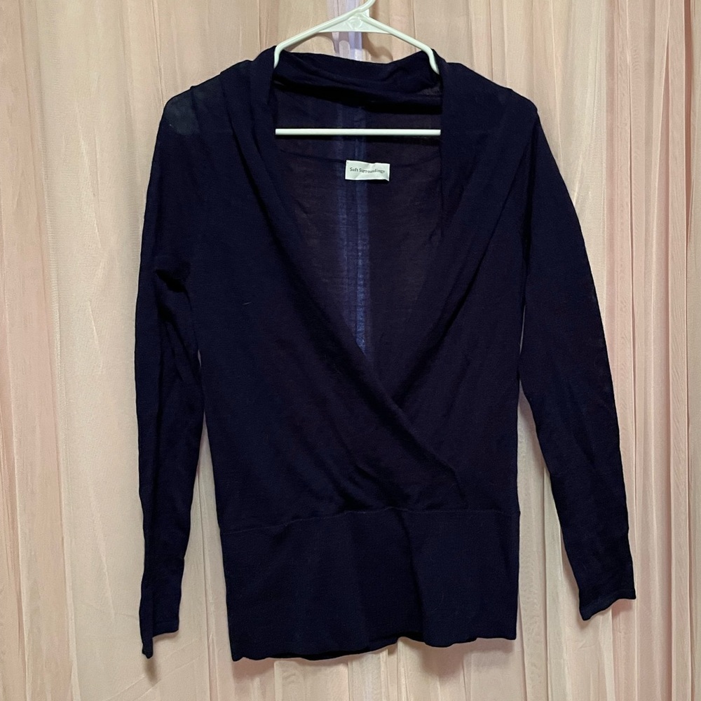 Soft Surroundings Wrap Sweater